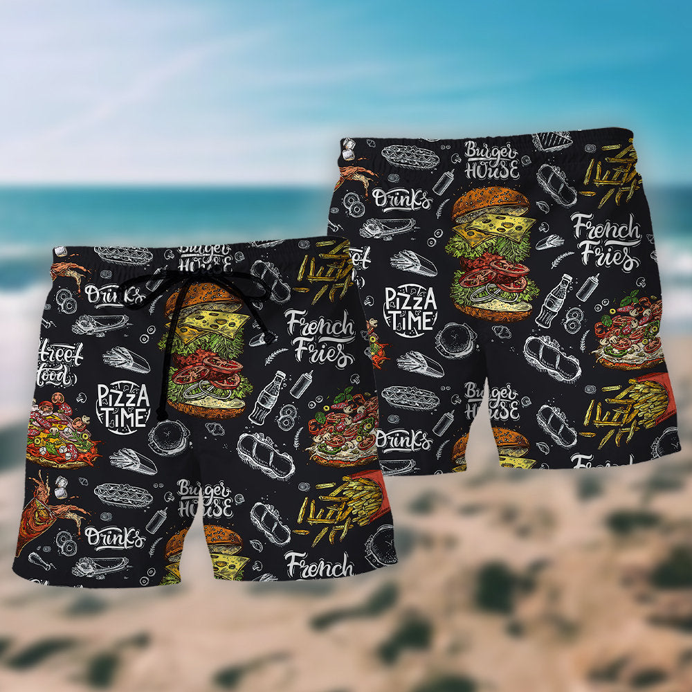 Burger House Food Lover – Beach Short
