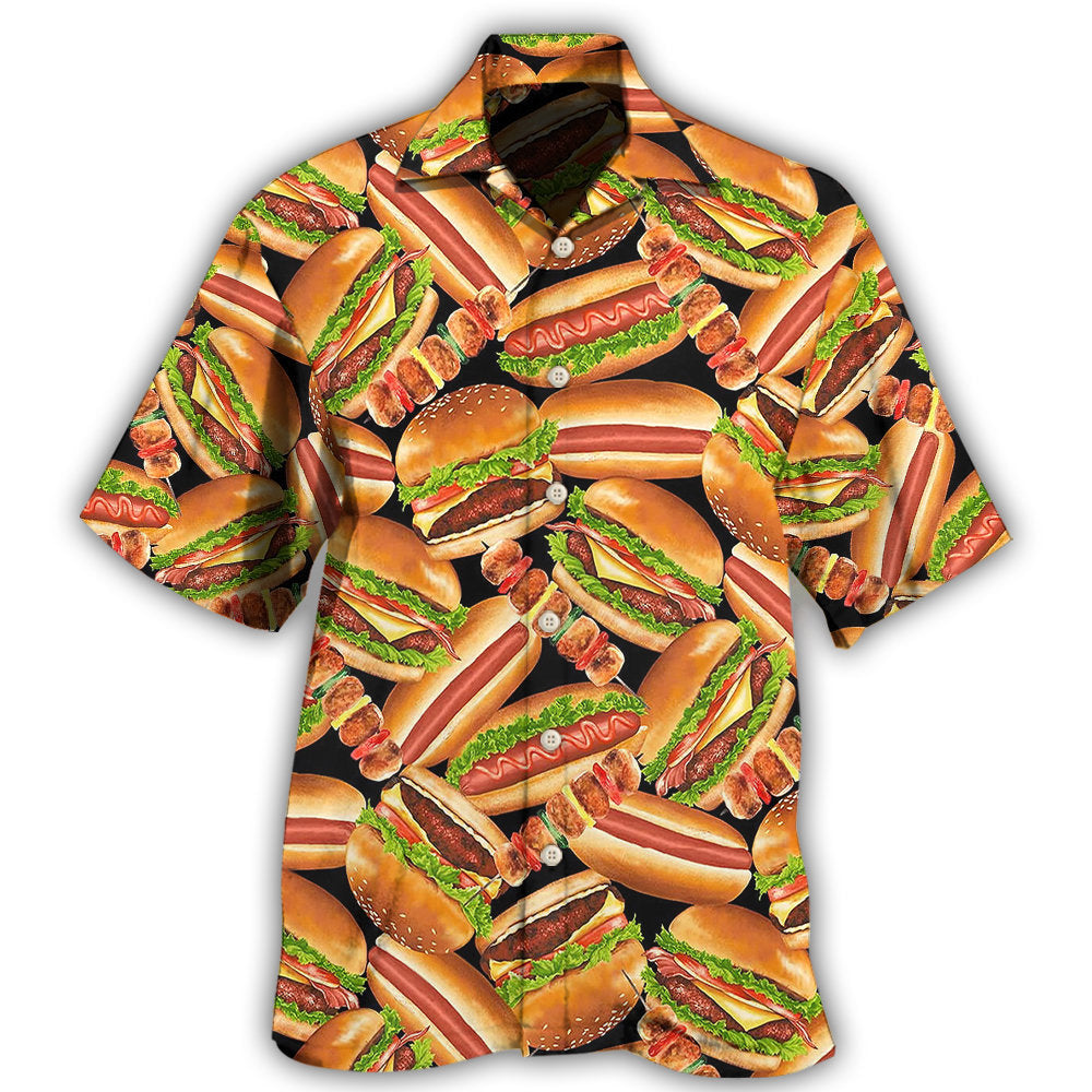 Burger Lover Food Humor - Hawaiian Shirt