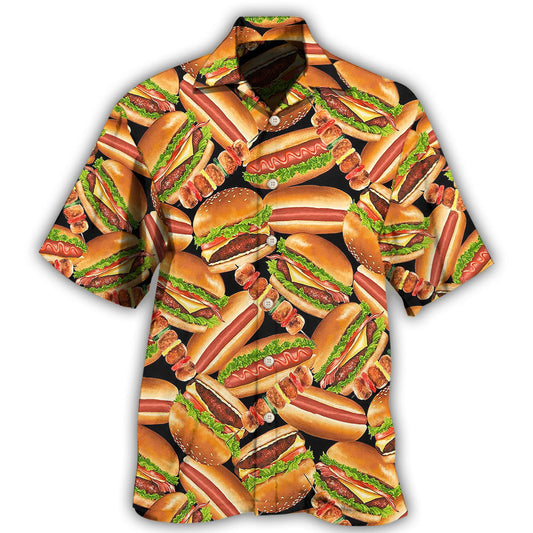 Burger Lover Food Humor - Hawaiian Shirt