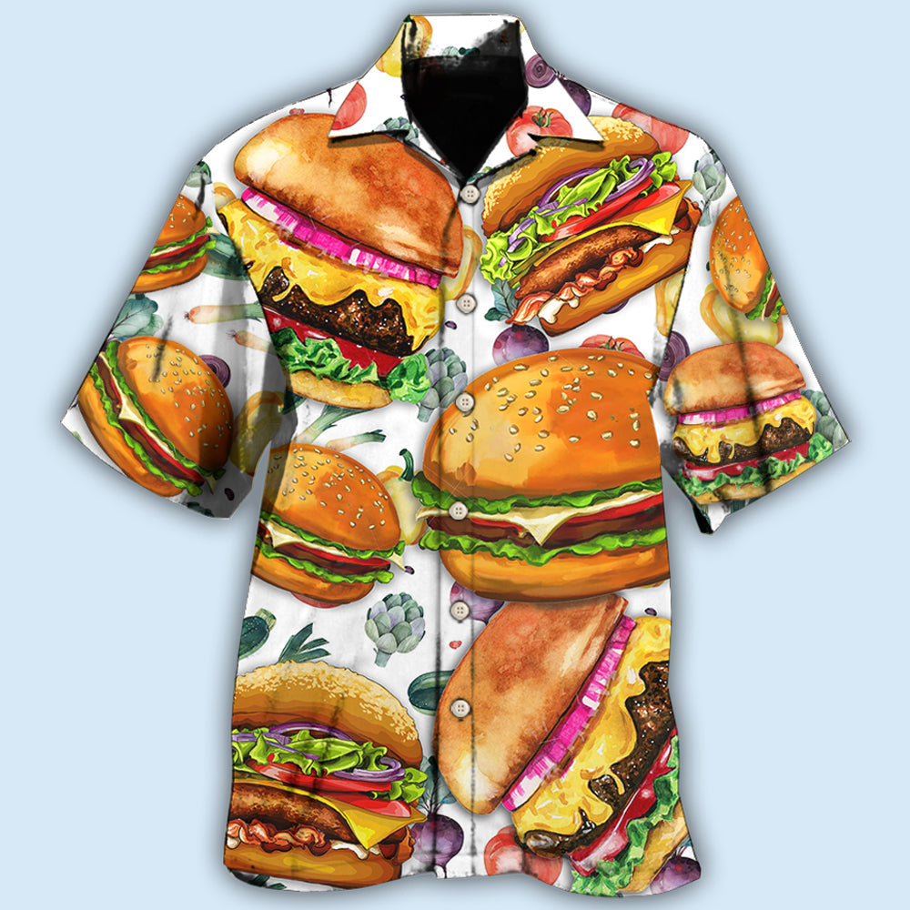 Burger Life Is Better Pattern – Hawaiian Shirt