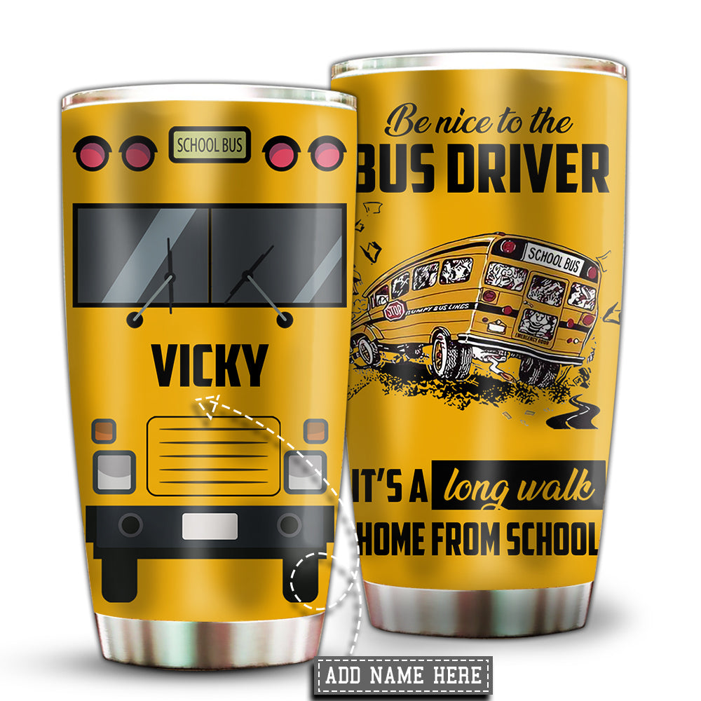 School Bus Lover Bus Driver Appreciation 20 Oz Tumbler
