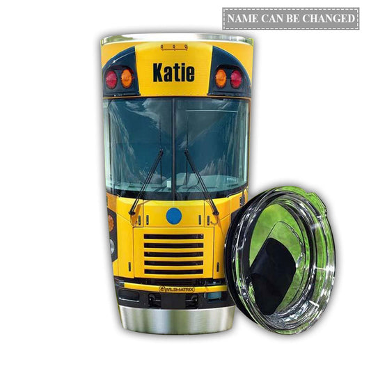 School Bus Lover Bus Driver Appreciation Personalized 20 Oz Tumbler