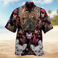 Dog Bulldog Embroidery Edition – Hawaiian Shirt