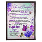 Butterfly How You Are To Me Daughter Gift 50 x 60 Inch Flannel Blanket For Cozy Bedroom And Sofa Decor