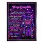 Butterfly It Is Full Of Love Daughter Gift 50 x 60 Inch Flannel Blanket For Cozy Bedroom And Sofa Decor