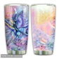 Butterfly Purple Yellow Pink Rainbow Personalized 20 Oz Tumbler