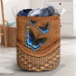 Butterfly Rattan Teaxture So Amazing - Laundry Basket - Owls Matrix LTD