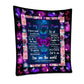 Butterfly To My Mom 50 x 60 Inch Flannel Blanket For Cozy Bedroom And Sofa Decor