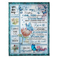 Butterfly To My Mom You Are The World To Me 50 x 60 Inch Flannel Blanket For Cozy Bedroom And Sofa Decor