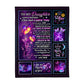 Butterfly Warm Sunshine Love Daughter Gift 50 x 60 Inch Flannel Blanket For Cozy Bedroom And Sofa Decor