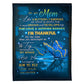 Butterfly You Are The Best Mother Flannel Blanket For Cozy Bedroom And Sofa Decor