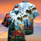 Dragon In The Forest Love Life Vintage Style - Hawaiian Shirt
