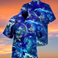 Dragon Merry Christmas Snow Love Blue Theme - Hawaiian Shirt
