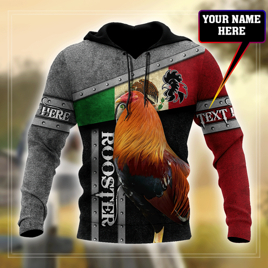 Farm Rooster Amazing Custom Art – 3D Hoodie