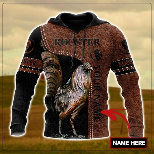 Farm Rooster Amazing Custom Art – 3D Hoodie