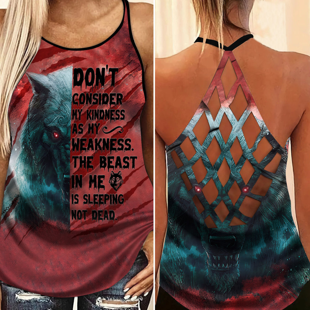 Wolf My Kindness 1 – Hollow Tank Top