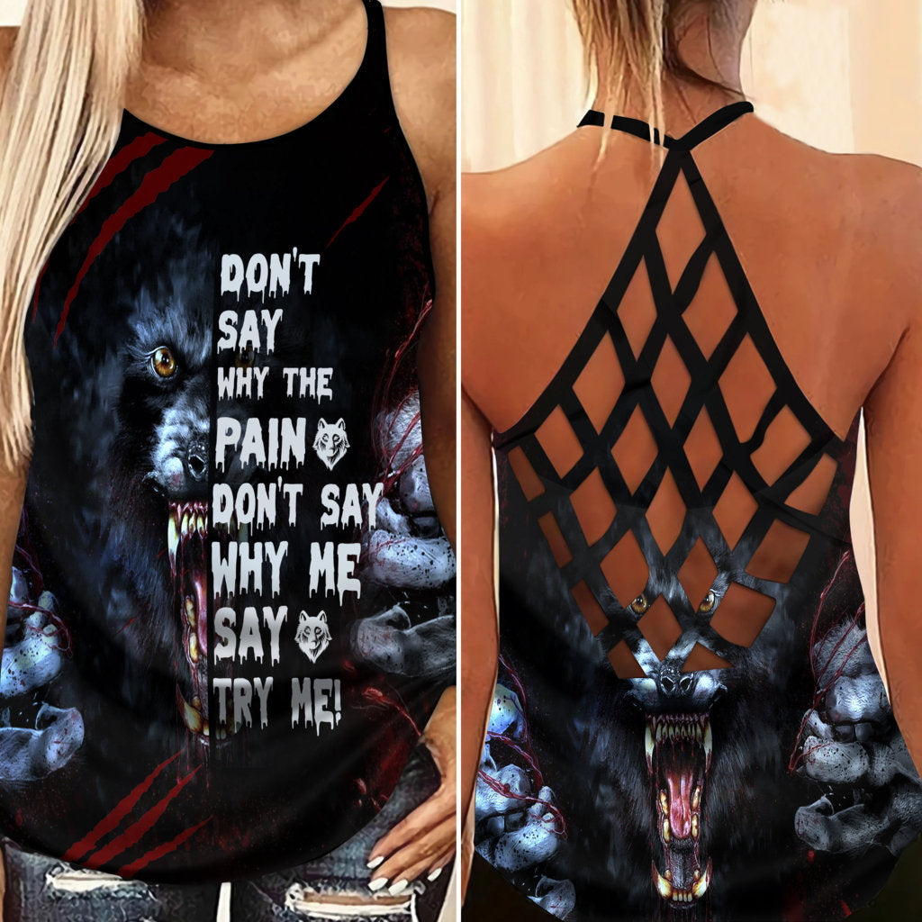 Wolf My Kindness 4 – Hollow Tank Top