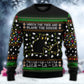 Black Cat Tree Mishap Funny Christmas – Sweater - Ugly Christmas Sweater