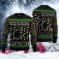 Black Cat Tree Mishap Funny Christmas – Sweater - Ugly Christmas Sweater