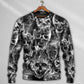 Skull Smoke Dark Fantasy Art – Sweater - Ugly Christmas Sweater