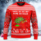 Cat Wrecks Tree Christmas Red Style – Sweater - Ugly Christmas Sweater