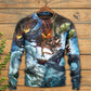 Epic Dragon Battle Fantasy Art – Sweater - Ugly Christmas Sweater