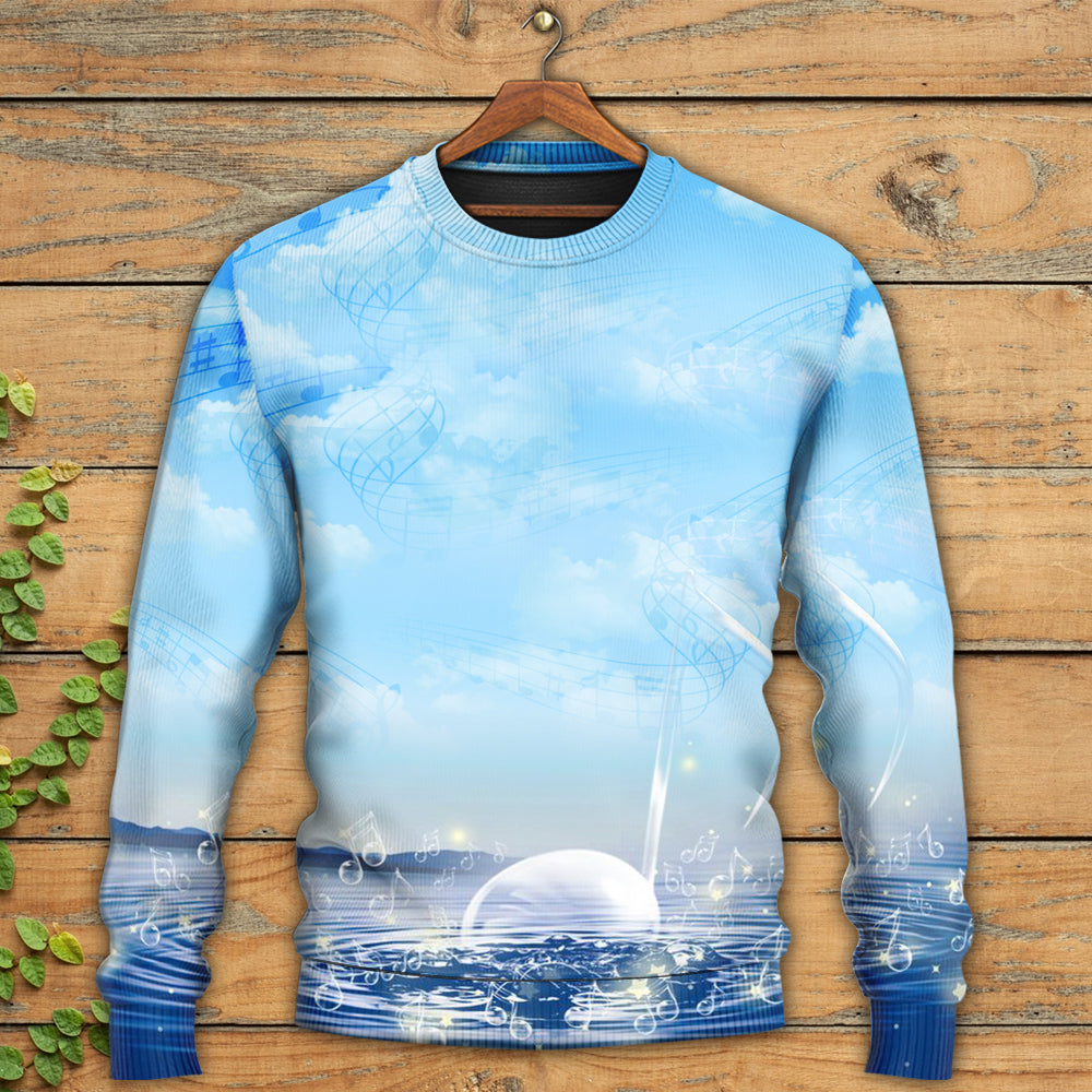 Music Sounds Of Nature Art Style – Sweater - Ugly Christmas Sweater