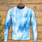 Musical Notes Dark Blue Art Style – Sweater - Ugly Christmas Sweater