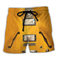 Semi Hollow Guitar Art – Beach Short