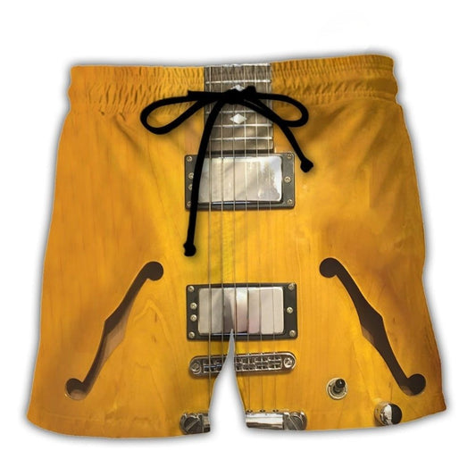 Semi Hollow Guitar Art – Beach Short