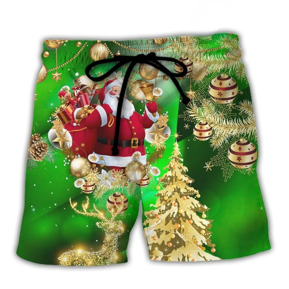 Green Christmas Tree Style – Beach Short