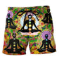 Yoga Wonderful Life Balance Art – Beach Short