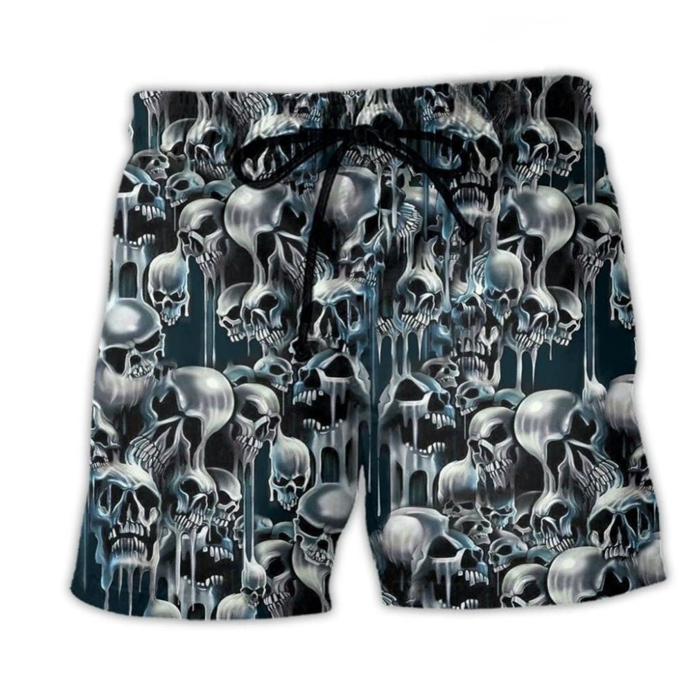 Funny Skull Hot Atmosphere Art – Beach Short