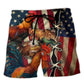 Chicken Independence Day Celebration – Beach Short