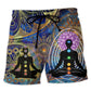 Yoga Mandala Calm Artistic Style – Beach Short