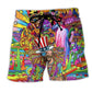 Hippie Independence Day Cool Style – Beach Short