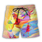 Tennis Beautiful Sport Art – Beach Short
