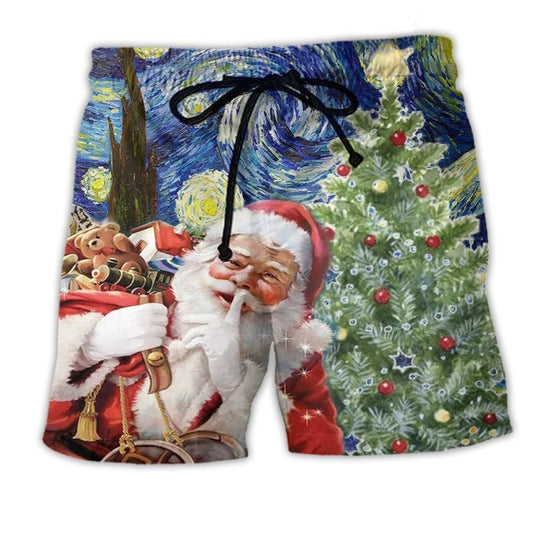 Christmas Secret Gift Surprise Art – Beach Short