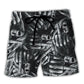Skull Life And Death Philosophy Art – Beach Short