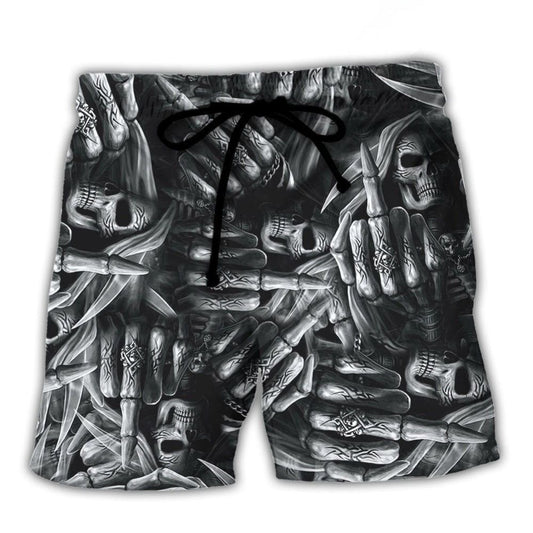 Skull Life Is The Whisper Of The Death - Beach Short