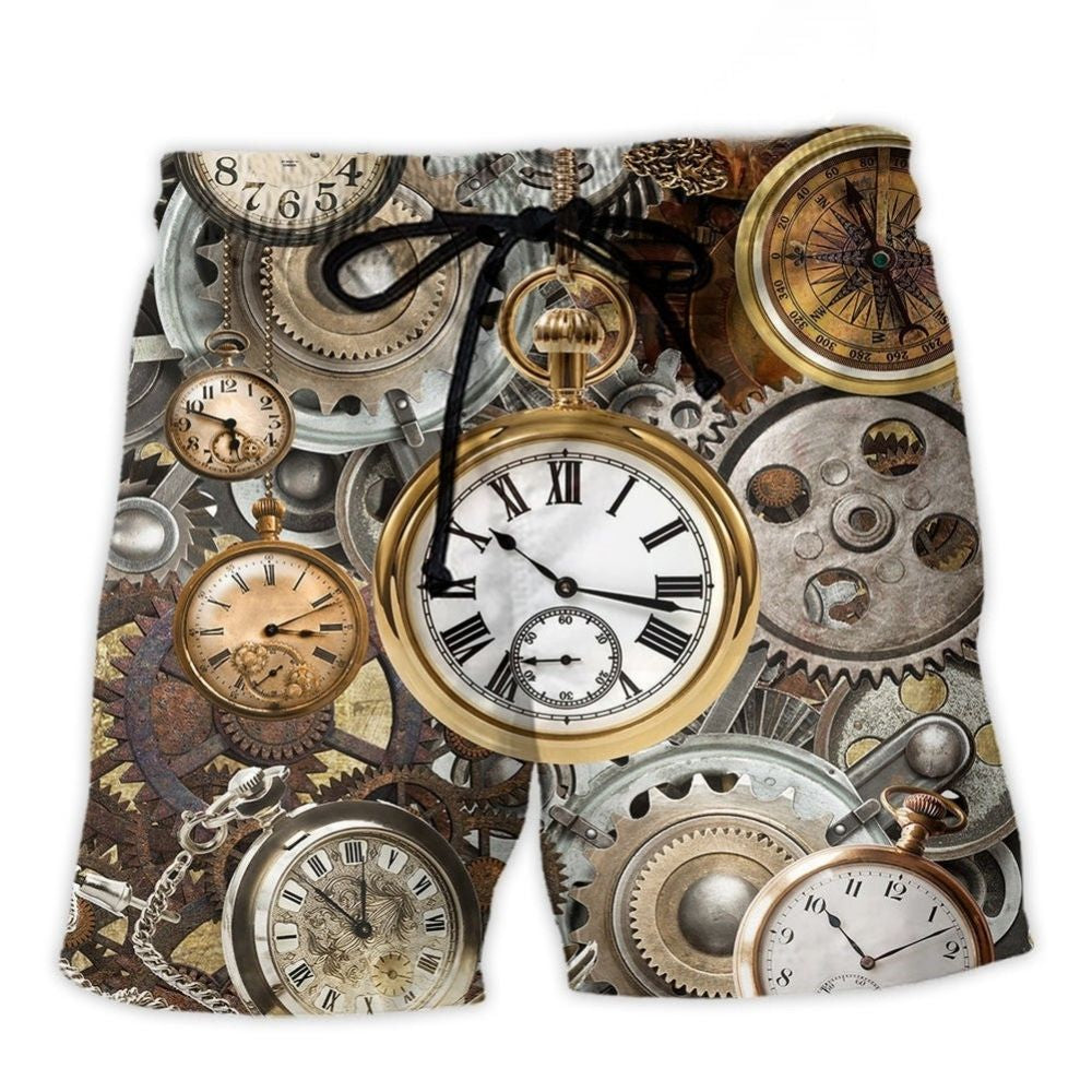 Vintage Pocket Watch Classic Style – Beach Short