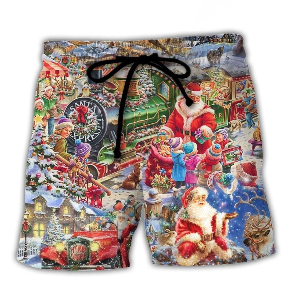 Christmas Joy Love Peace Family Spirit – Beach Short