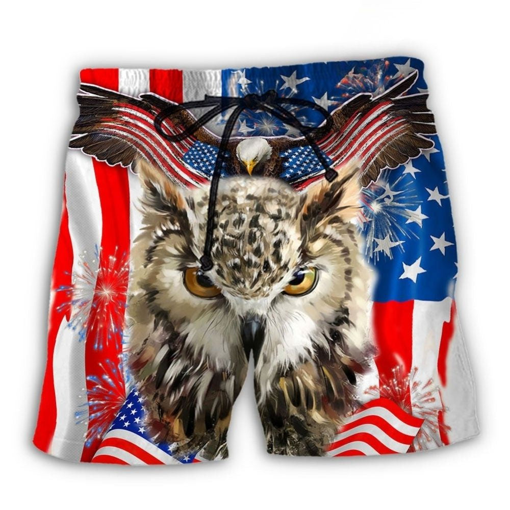 Owl USA Independence Day Celebration – Beach Short