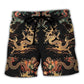 Royal Dragon Eastern Myth Art – Beach Short