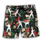 Taekwondo Tropical Floral Motion Art – Beach Short