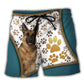 German Shepherd Stylish Dog Art – Beach Short
