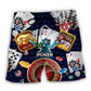 Poker US Flag Independence Day – Beach Short