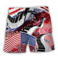 Piano Music Lover US Independence Day – Beach Short