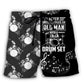 Drum Never Underestimate Old Man Drum – Beach Short