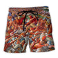 American Football Strength Power Art – Beach Short
